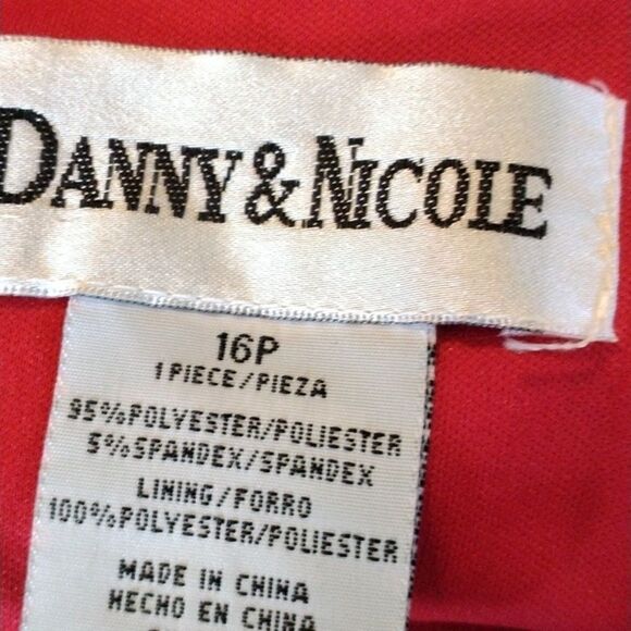 Danny & Nicole Red Dress - Picture 10 of 12